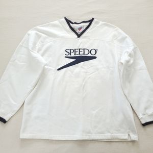 Vintage Speedo v-neck sweater large